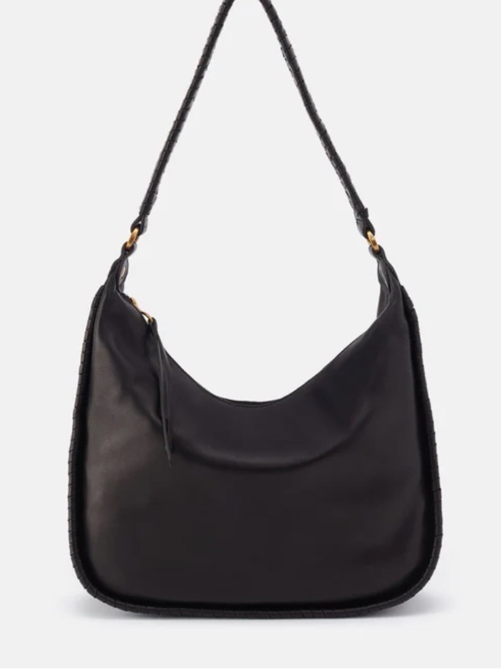 Hobo Mia Crescent in Smooth Leather